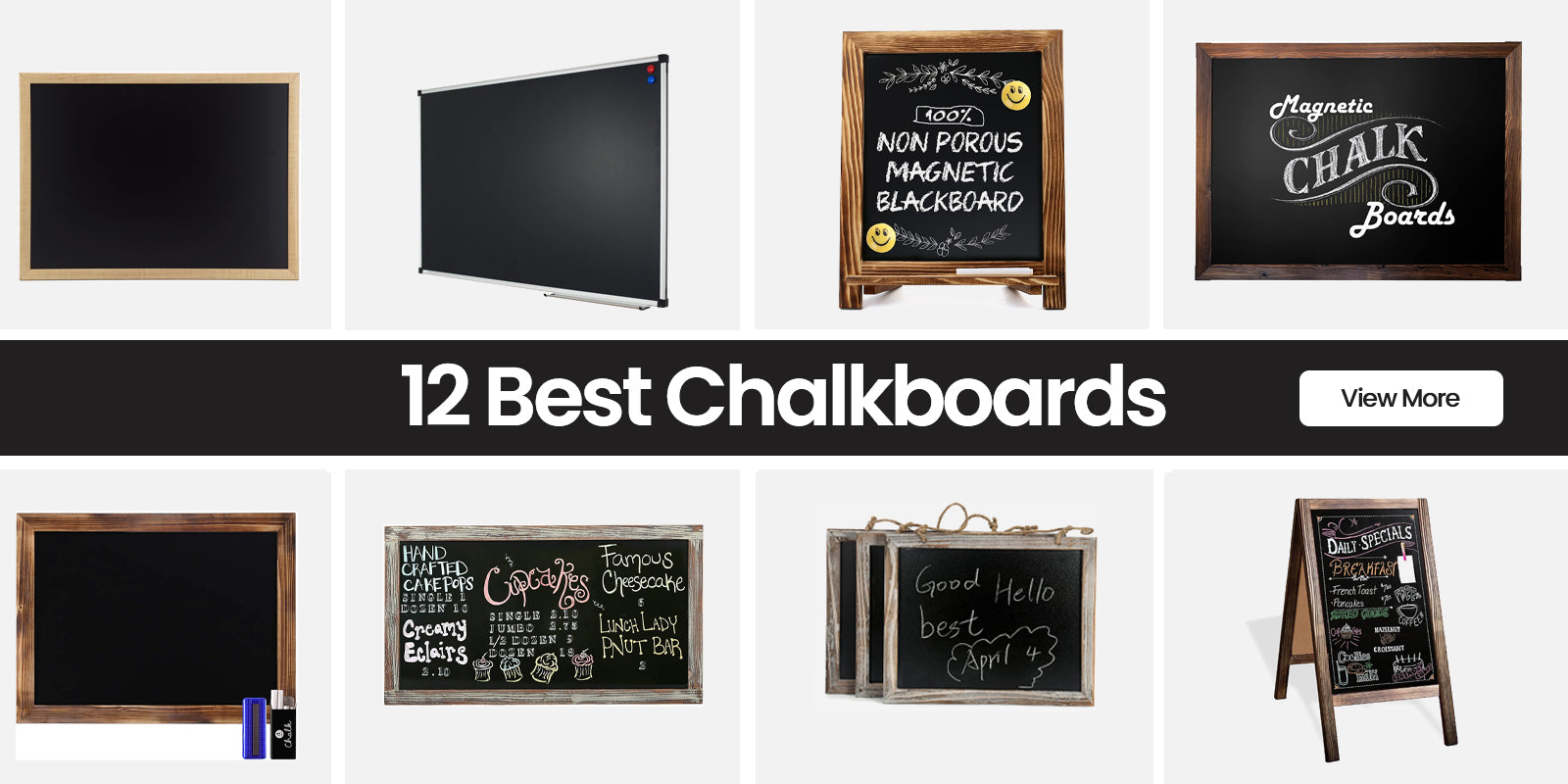 12 WHITE Chalk Sticks Quality Blackboard Tool Pieces Box Chalkboard Pub  White