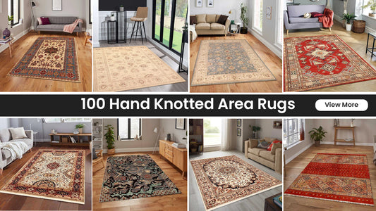 Hand Knotted Area Rug