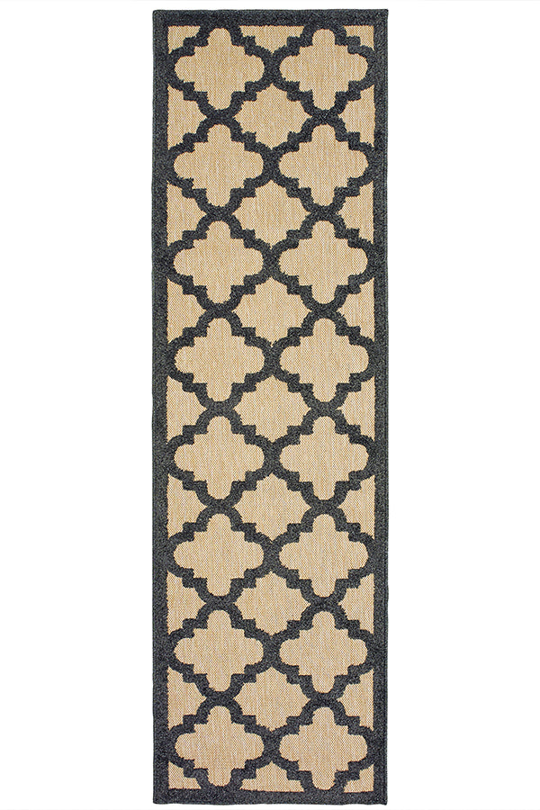 100% Polypropylene Vintage  Indoor/Outdoor Area Rug