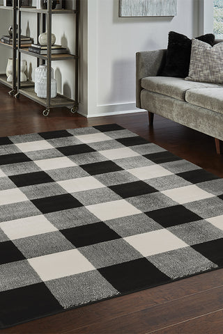 100% Polypropylene Farmhouse  Indoor Area Rug