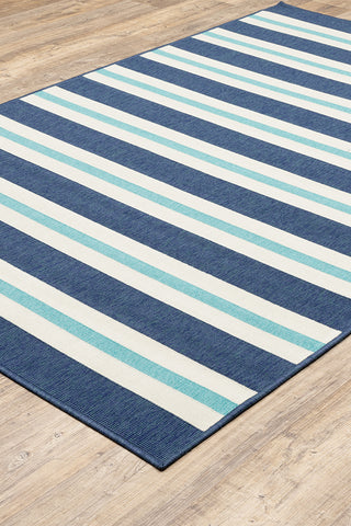 100% Polypropylene Nautical  Indoor/Outdoor Area Rug