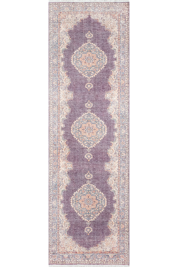 Polyester,Cotton and Jute Runner Indoor Area Rug