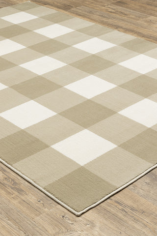 100% Polypropylene Farmhouse  Indoor Area Rug