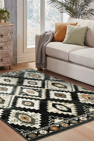 100% Polypropylene Farmhouse  Indoor Area Rug