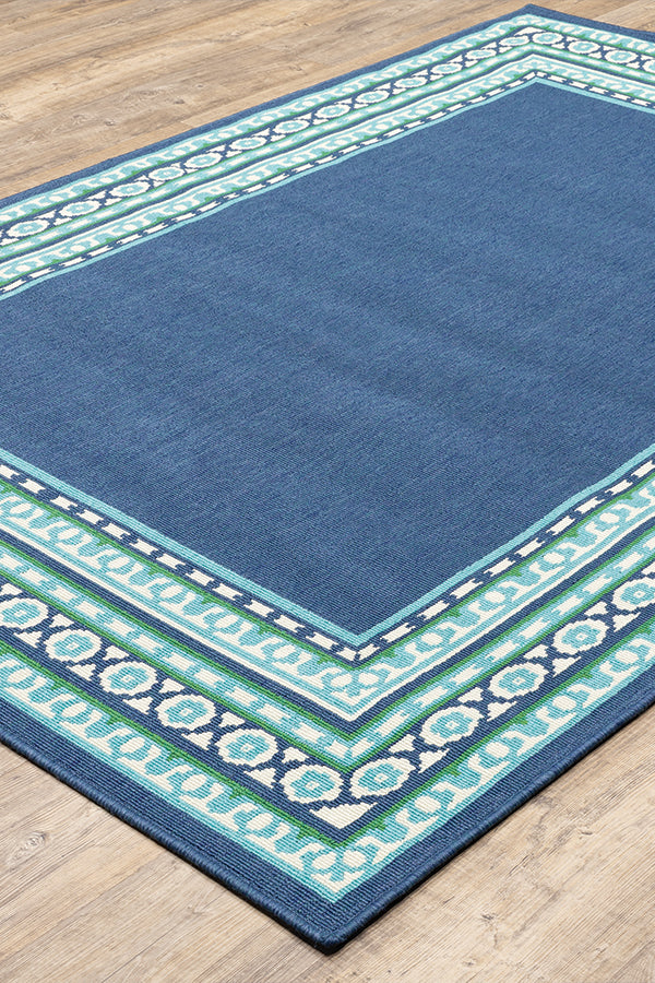 100% Polypropylene Vintage  Indoor/Outdoor Area Rug