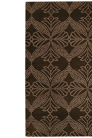 Lovely-Grace Chocolate Area Rug