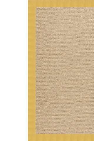 Creative Concepts-Cane Wicker Canvas Canary Area Rug