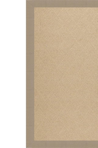 Creative Concepts-Cane Wicker Canvas Linen Area Rug