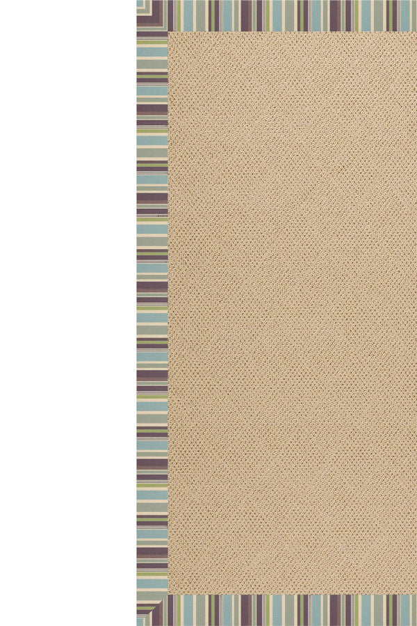 Creative Concepts-Cane Wicker Brannon Whisper Area Rug