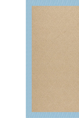 Creative Concepts-Cane Wicker Canvas Air Blue Area Rug