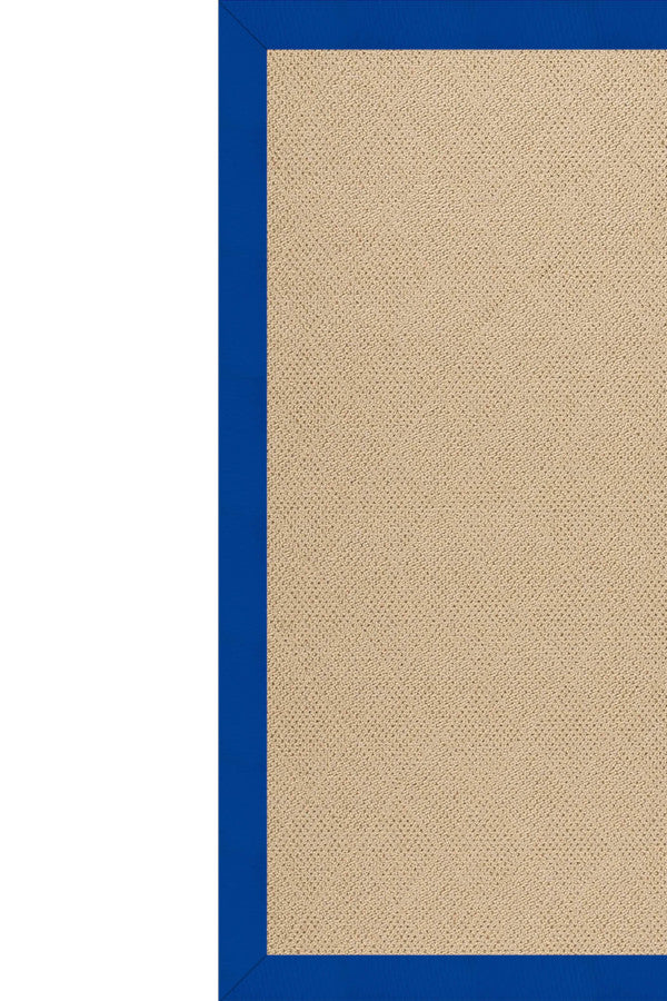 Creative Concepts-Cane Wicker Canvas Pacific Blue Area Rug