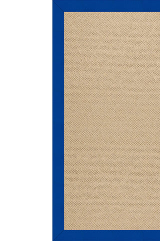 Creative Concepts-Cane Wicker Canvas Pacific Blue Area Rug