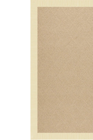 Creative Concepts-Cane Wicker Canvas Sand Area Rug