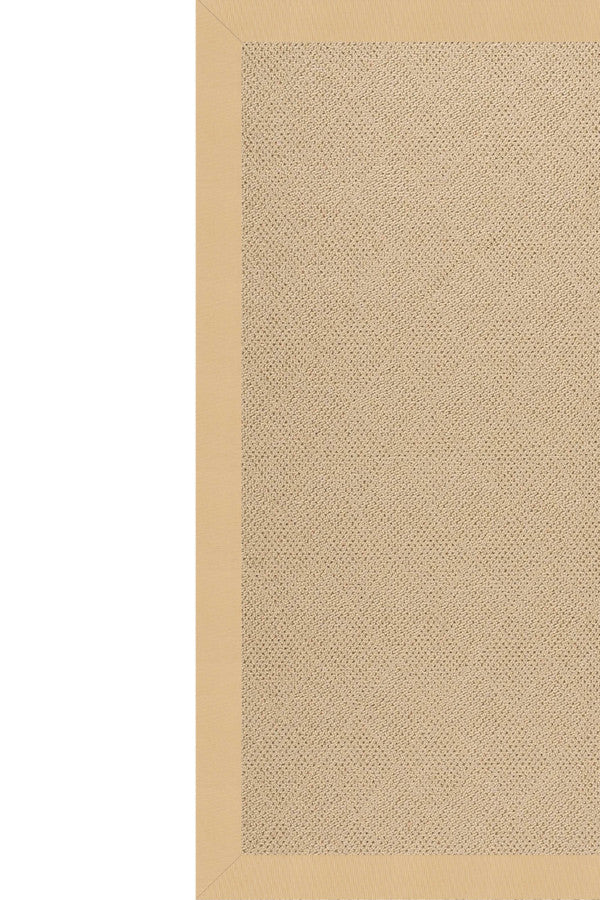 Creative Concepts-Cane Wicker Canvas Antique Beige Area Rug