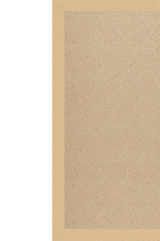 Creative Concepts-Cane Wicker Canvas Antique Beige Area Rug