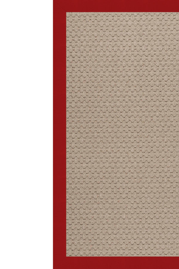 Creative Concepts-Grassy Mtn. Canvas Jockey Red Area Rug