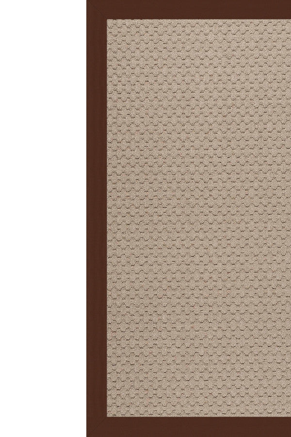 Creative Concepts-Grassy Mtn. Canvas Bay Brown Area Rug