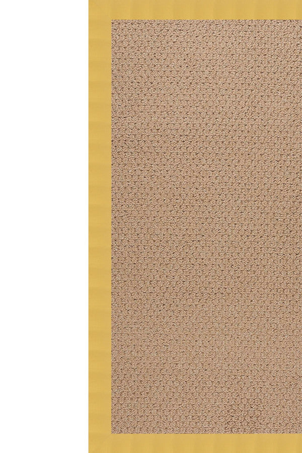 Creative Concepts-Raffia Canvas Canary Area Rug