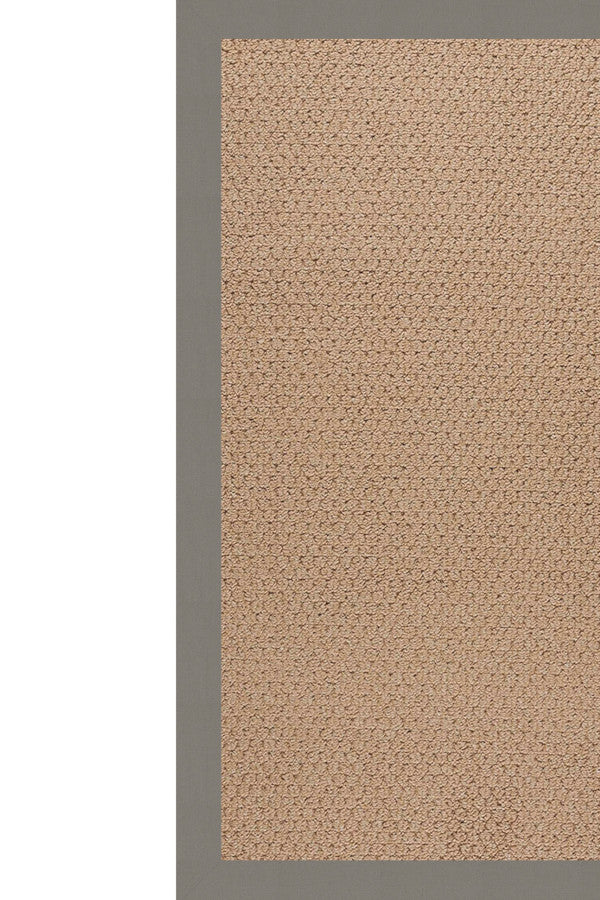 Creative Concepts-Raffia Canvas Charcoal Area Rug