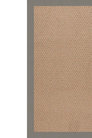 Creative Concepts-Raffia Canvas Charcoal Area Rug