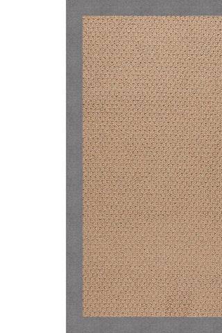 Creative Concepts-Raffia Canvas Slate Area Rug