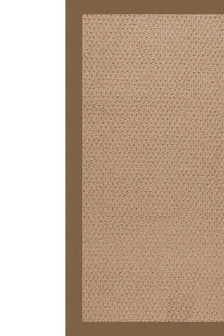 Creative Concepts-Raffia Canvas Cocoa Area Rug