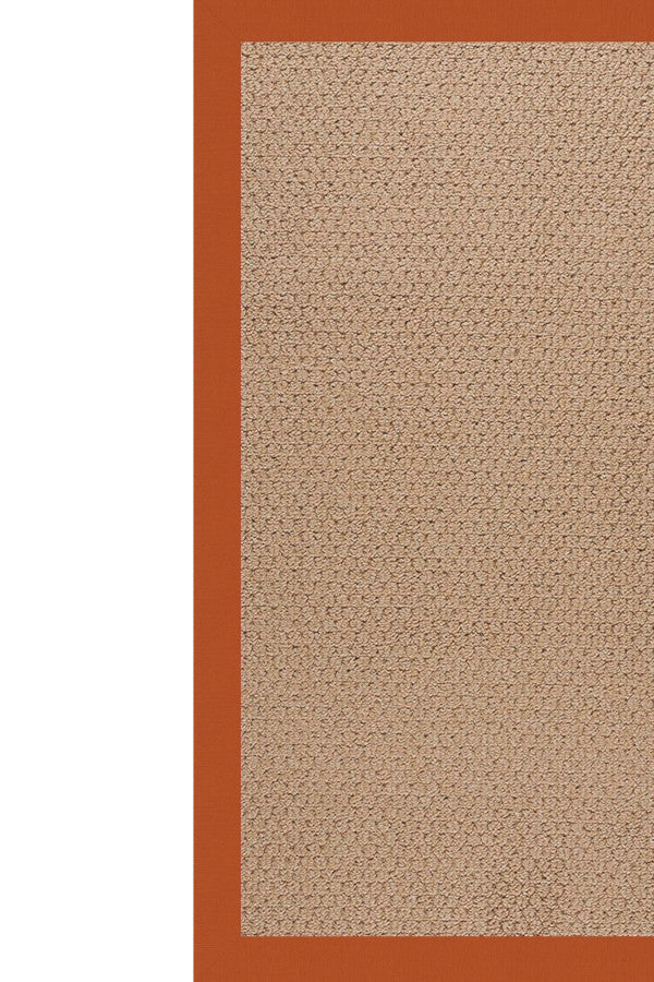 Creative Concepts-Raffia Canvas Rust Area Rug