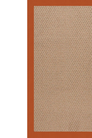 Creative Concepts-Raffia Canvas Rust Area Rug