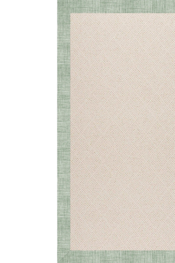 Creative Concepts-White Wicker Rave Spearmint Area Rug