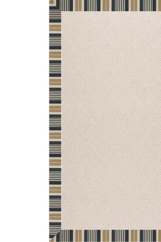 Creative Concepts-White Wicker Long Hill Ebony Area Rug