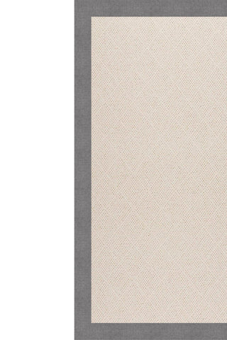 Creative Concepts-White Wicker Canvas Slate Area Rug