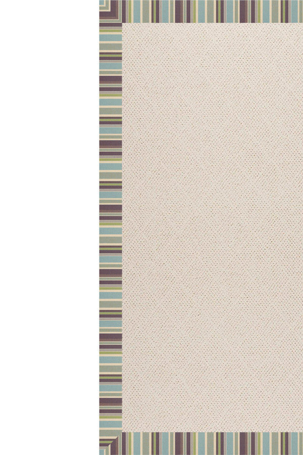 Creative Concepts-White Wicker Brannon Whisper Area Rug