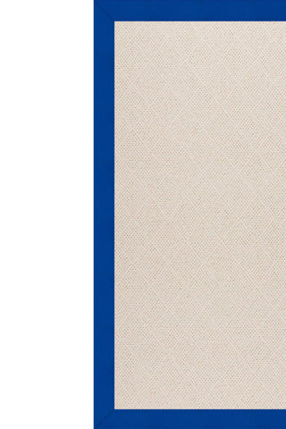 Creative Concepts-White Wicker Canvas Pacific Blue Area Rug