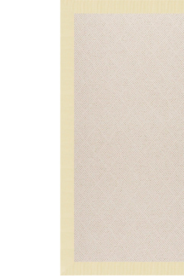 Creative Concepts-White Wicker Canvas Sand Area Rug