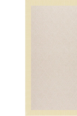 Creative Concepts-White Wicker Canvas Sand Area Rug