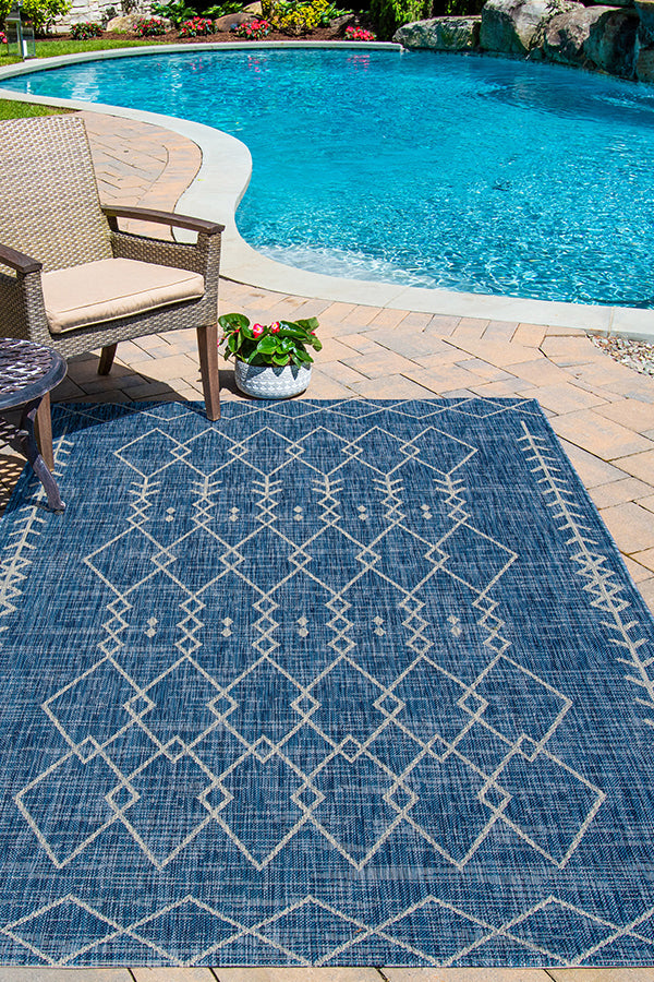 100% Polypropylene Rectangle Indoor/Outdoor Area Rug