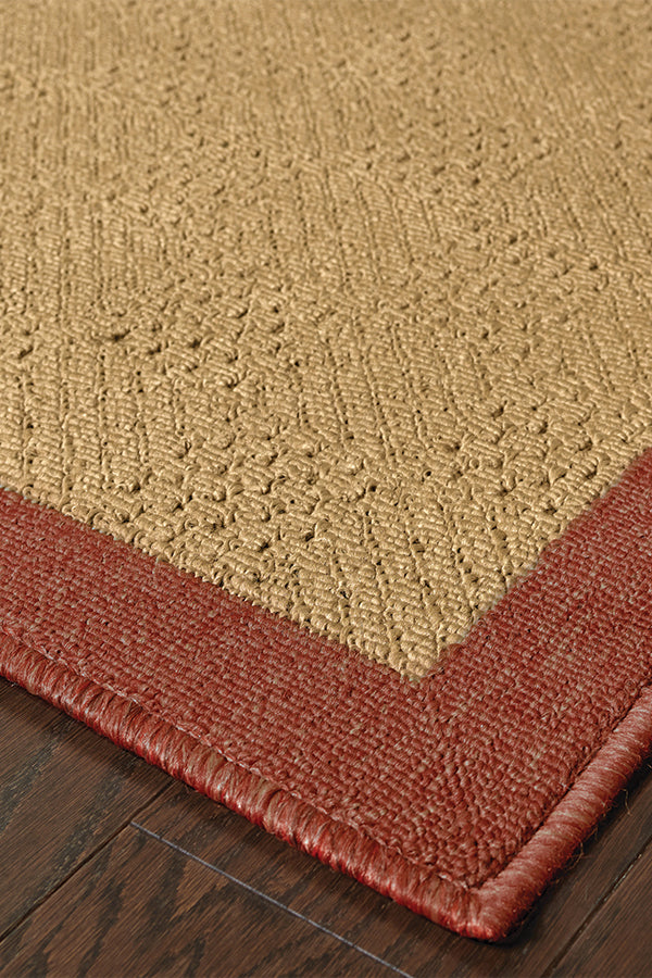 100% Polypropylene Vintage  Indoor/Outdoor Area Rug