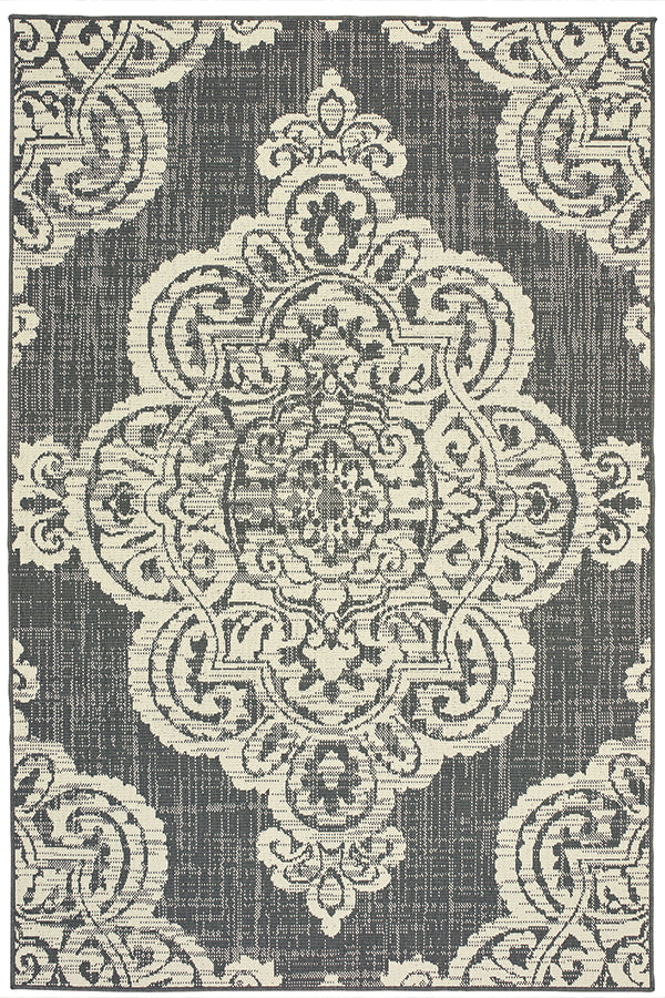 100% Polypropylene Vintage  Indoor/Outdoor Area Rug