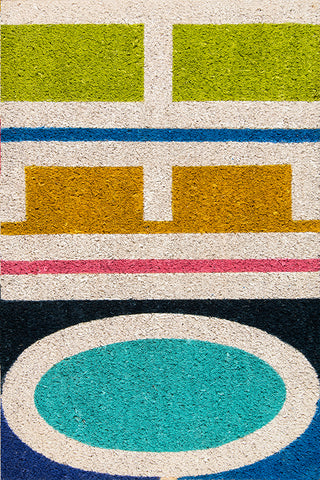 100% Coir Rectangle Indoor/Outdoor Area Rug