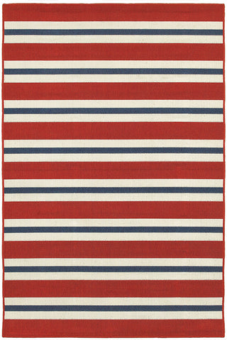 100% Polypropylene Nautical  Indoor/Outdoor Area Rug