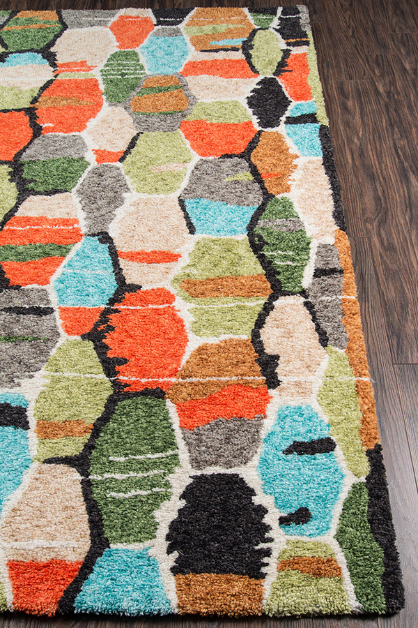 100% Polyester Rectangle Indoor Area Rug