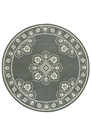 100% Polypropylene Vintage  Indoor/Outdoor Area Rug