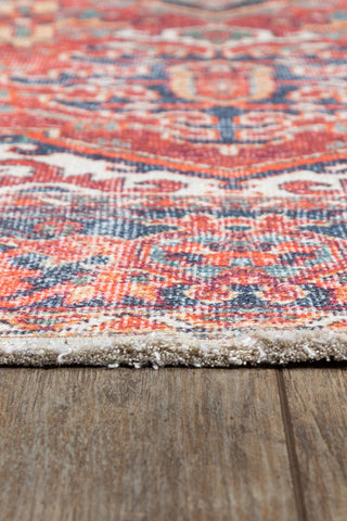 Cotton and Polyester Rectangle Indoor Area Rug