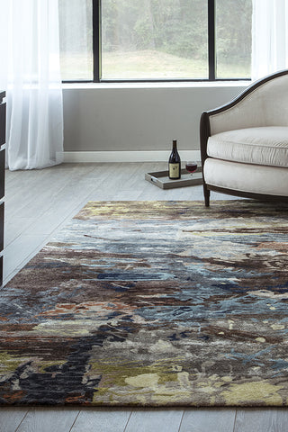 100% Viscose Rectangle Indoor Area Rug