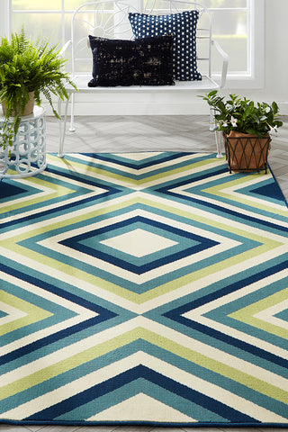 100% Polypropylene Rectangle Indoor/Outdoor Area Rug