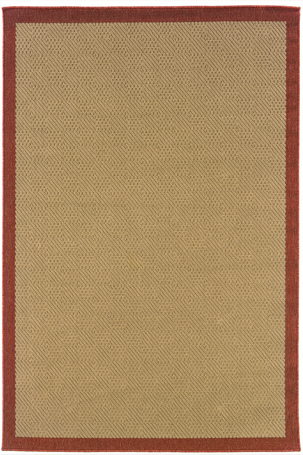 100% Polypropylene Vintage  Indoor/Outdoor Area Rug