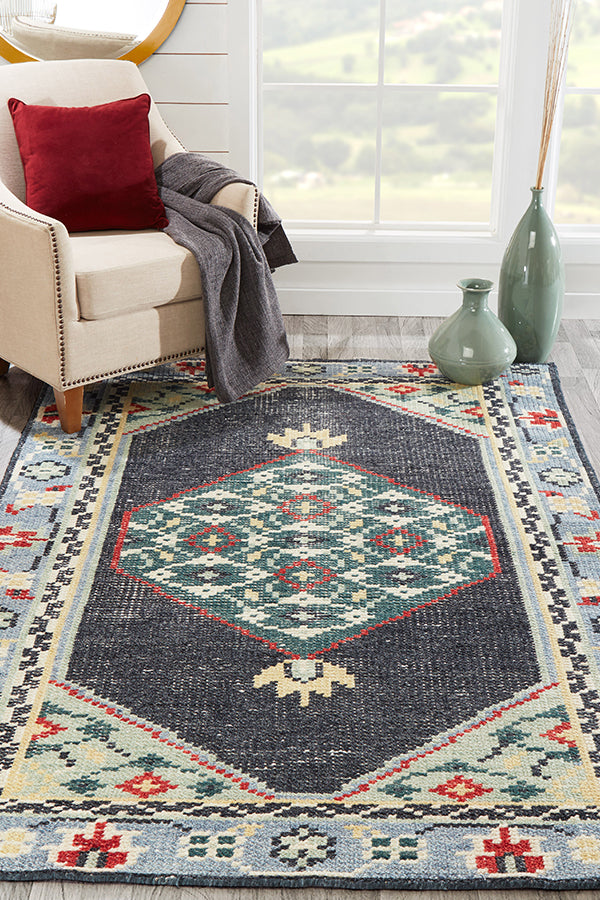 80% Wool 20% Cotton Rectangle Indoor Area Rug