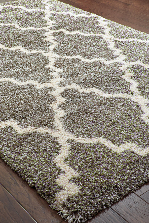 100% Polypropylene Shag  Indoor Area Rug