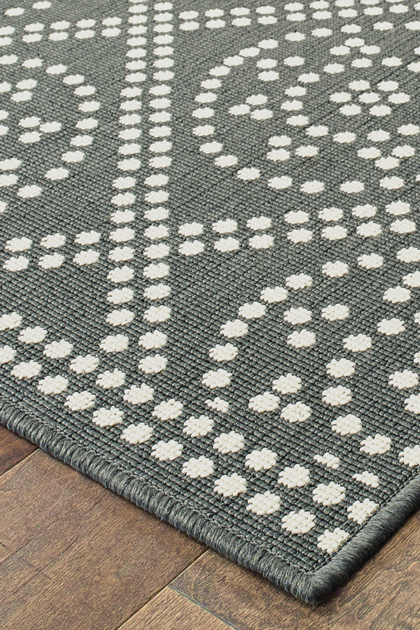 100% Polypropylene Scandinavian  Indoor/Outdoor Area Rug