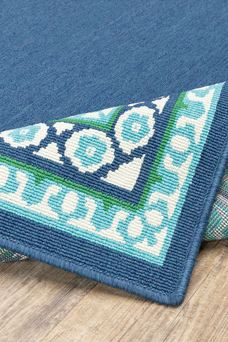 100% Polypropylene Vintage  Indoor/Outdoor Area Rug